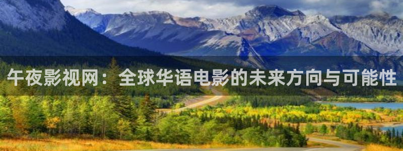 探花视频入口：午夜影视网：全球华语电影的未来方向与可能性